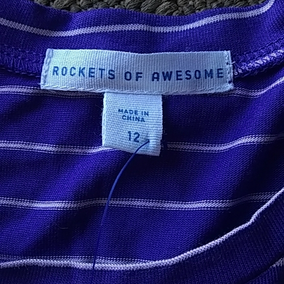 Girls size 12 rockets of awesome oui oui shirt - Picture 3 of 3